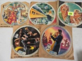 Grouping of Vintage Vogue Picture Disc Records