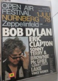 Original 1978 Bob Dylan Open Air Festival Concert Poster