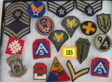 Case Lot of WWII Military Patches