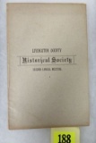 Rare 1878 Livingston County Historical Society Booklet