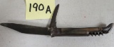 Rare Antique Double Blade Knife, Maker Unknown