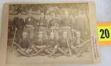 Rare Original 1884-85 The Addison Stars Baseball Team Cabinet Photo