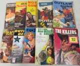 Lot of (10) 1950s Western Pulp Magazines