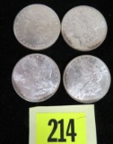 Group of (4) 1883-O Morgan Silver Dollar Coins