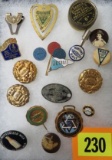 Case Lot of Vintage Advertising and Automotive Smalls, Inc Dodge Brothers Watch Fob