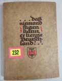 Rare 1939 German Munich Illustrated Hardcover Book