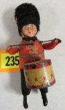 Antique 1920s Schuco Wind Up Drumming Guardsman