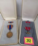 Lot of 2 United States Military Medals Inc. Bronze Star Medal and Air Medal