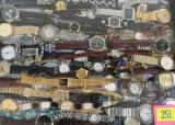 Beautiful Case Lot of Assorted Watches, Inc. Bulova, Gruen, Timex and Others