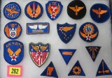 Case Lot of WWII US Air Corps Military Patches
