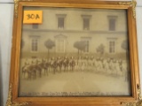 Antique 1800s Cavalry Framed Cabinet Card Photo