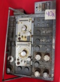 Grouping of Vintage USAF Martin RB-57A Canberra Aircraft Instrument Panels and Switches / Parts