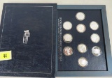 Silver Coin Medals of Tribal Nations Set, Inc. (10) .999 1oz Silver Rounds