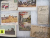 Farm Related Lot of Early Antique Postcards, Inc. Case, Champion, Amer. Fence