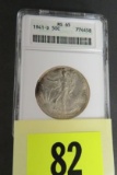 1941-D Walking Liberty Half Dollar Coin Graded MS65