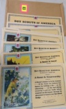 Rare Boy Scout 1920s Era Scout Law Display Card Set