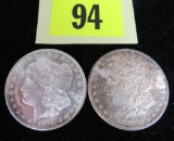 Lot of (2) 1878-S Morgan Silver Dollar Coins