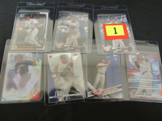 Lot (7) Aaron Judge Rc's As Shown