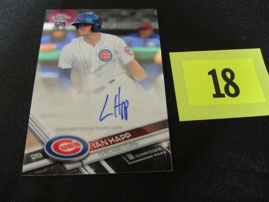 2017 Topps Chrome Ian Happ Rc Auto