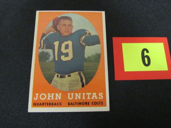 1958 Topps #22 Johnny Unitas 2nd Year