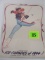 1944 Ice Capades Souvenir Program with Petty Pin-Up Girl Cover in USMC Outfit.