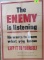WWII 1943 War Bond Poster, The Enemy Is Listening