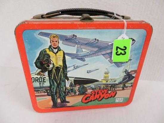 1959 Milton Caniff's "Steve Canyon" Lunch Box/Pail