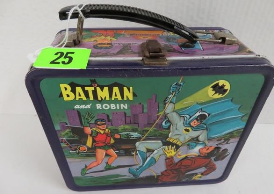 1966 "Batman" Lunch Box /Pail w/ Thermos