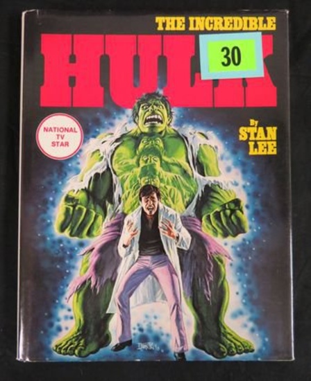 Incredible Hulk 1978 1st Printing Hardcover Book