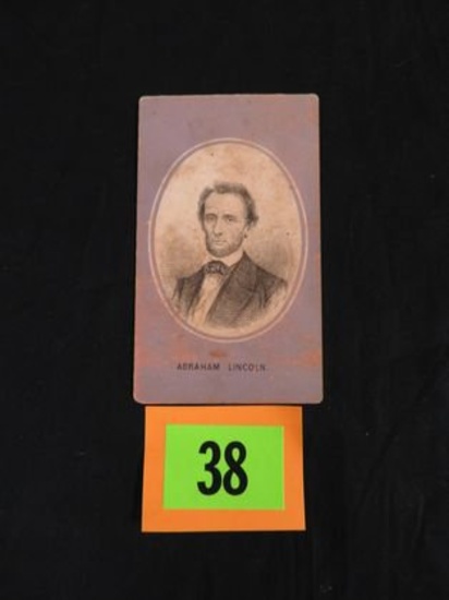 Rare Abraham Lincoln CDV Sketch Photograph