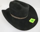 Justin XTwentyX Cowboy Hat with Custom Made Vintage Anvil Ranch Trail Ride Hat Band