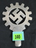 Original WWII German Nazi Flag Pole Topper