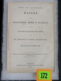 Excellent 1864 Report by Major General George McClellan