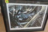 Batman Guardian of Gotham Alex Ross Signed Print, Framed