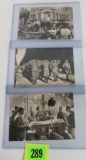 Lot of (3) Original WWII Real Photo Postcards of the Liberation in Paris
