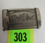 1901 Worlds Fair / Pan American Exposition Metal Souvenir Match Safe