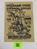 1935 Denver Dry Goods Co. Stockman's Store and Stockmen's Supplies Catalog