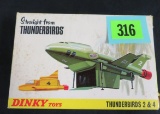 Rare Dinky Thunderbirds 2 & 4, MIB