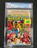 Power Man and Iron Fist #50 CGC 9.2 Iron Fist joins Luke Cage. 1st Issue