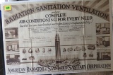 1930s American Radiator Standard Sanitary Corp. Advertising Poster