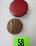 Rare 1920s Red Cross Medal with Original Case