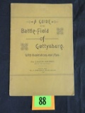 Rare Early Civil War 1887 Guide to Gettysburg Battlefield