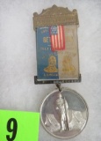 Gettysburg 1913 50th Anniversary Of Famous Civil War Battle Souvineer Medal