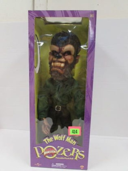 Rare Sideshow Toys 24" The Wolfman Pozers Figure Mib