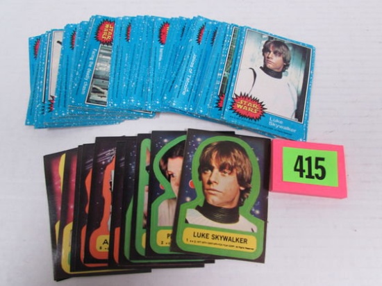 1977 Topps Star Wars Series 1 Complete Set (66) + Stickers