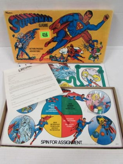 Vintage 1973 Hasbro Superman Board Game Mib