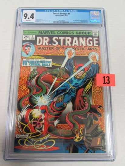 Doctor Strange #1 (1974) Key 1st Issue, 1st Appear. Silver Dagger Cgc 9.4