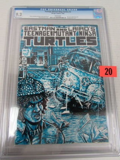 Teenage Mutant Ninja Turtles #3 (1985) Mirage 1st Printing Cgc 9.2