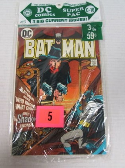 1973 Dc Super Pac C-10 (3-pack) Sealed Batman 253, ++