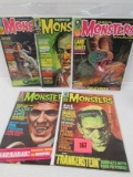 Famous Monsters Of Filmland Silver Age Lot #52, 55, 56, 57, 60